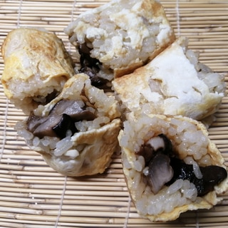 椎茸入り薄焼き卵巻き寿司